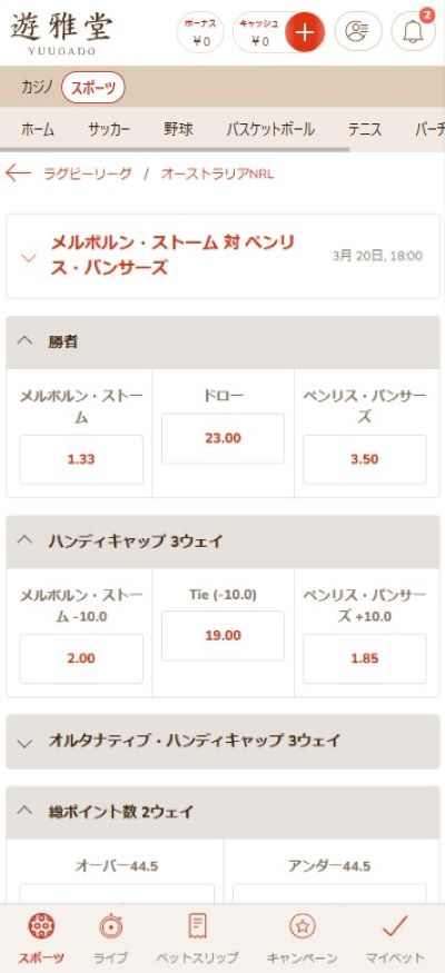 遊雅堂_ブックメーカー_登録ステップ4